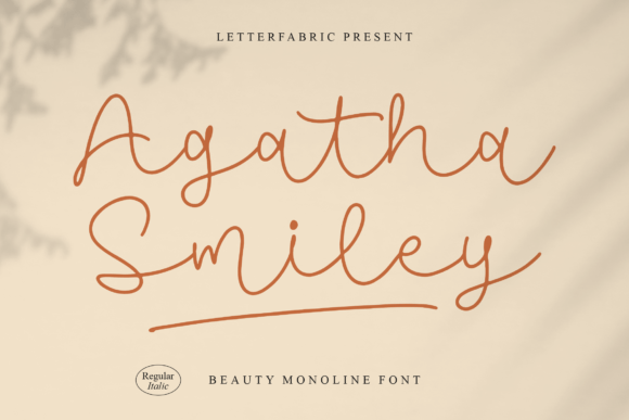 Agatha Smiley – Elegant Script Font