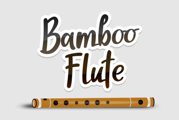 Bamboo Flute: A Handwritten Font for Creative Projects