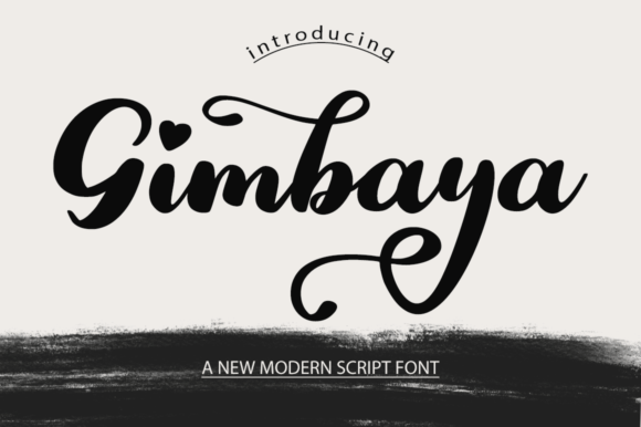Gimbaya: A Modern Calligraphy Font