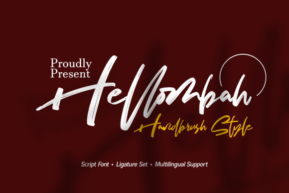 Hellombah: Elegant Script Font