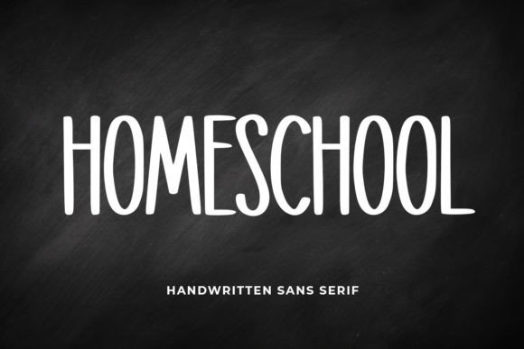 Homeschool: A Font for Clear, Creative Campaigns