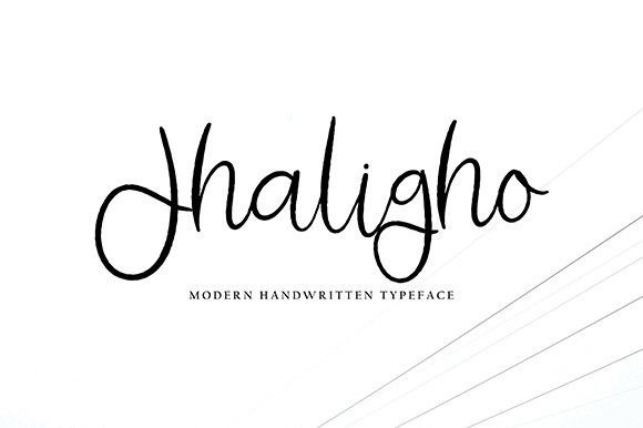 Jhaligho: A Script Font for Web Design