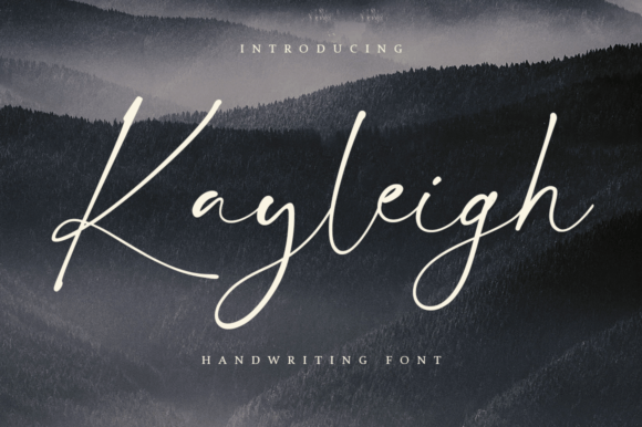 Kayleigh: A Handwritten Font for Creative Projects