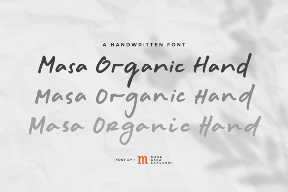 Masa Organic Hand: A Stylish Script for Creative Projects