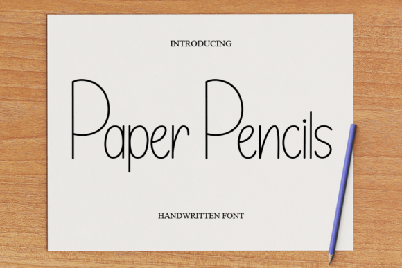 Paper Pencils: A Handwritten Font for Marketers