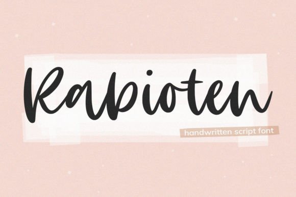 Rabioten: A Beautiful Script Font for Your Brand