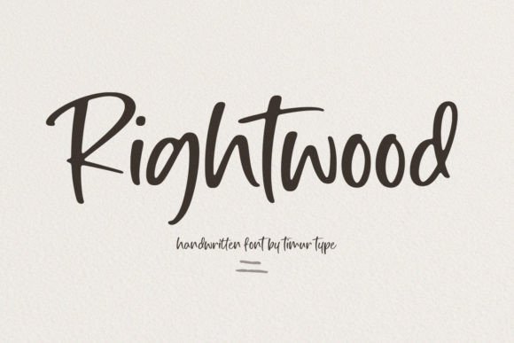 Rightwood: A Font for Impactful Campaigns