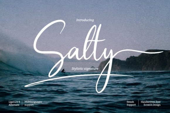 Salty: A Script Font for Real Projects