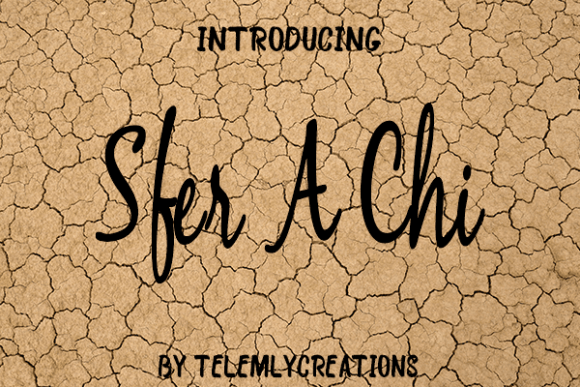 Sfer a Chi: A Handwritten Font for Elegant Design