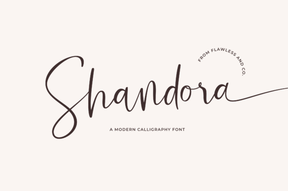 Shandora: A Sweet Font for Your Brand