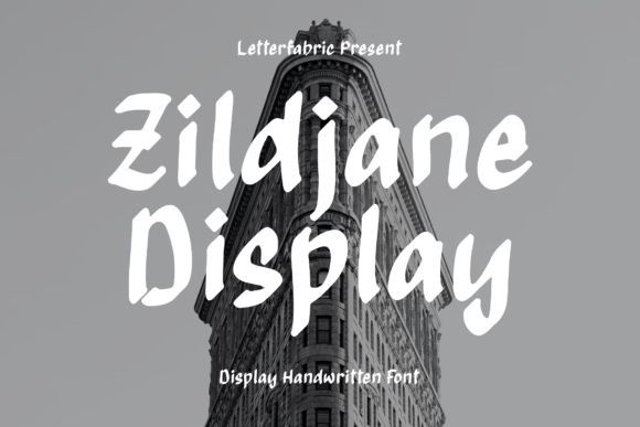 Zildjane Display: A Handwritten Font for Modern Design